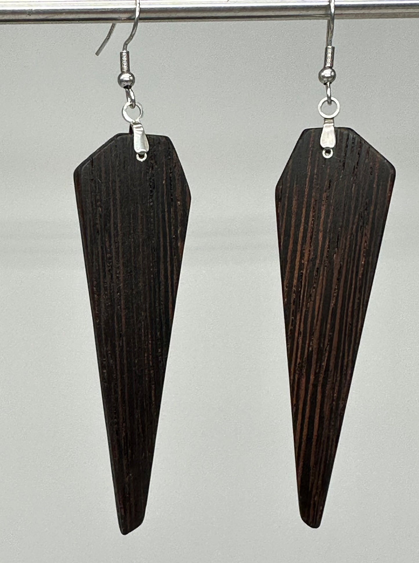 Wenge & Sterling Earrings